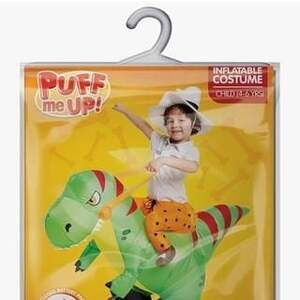 Kids Inflatable T-Rex Ride-On Dinosaur Costume - Ages 4-6
